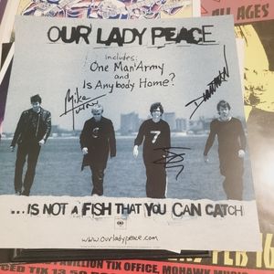 Our lady peace signed flat